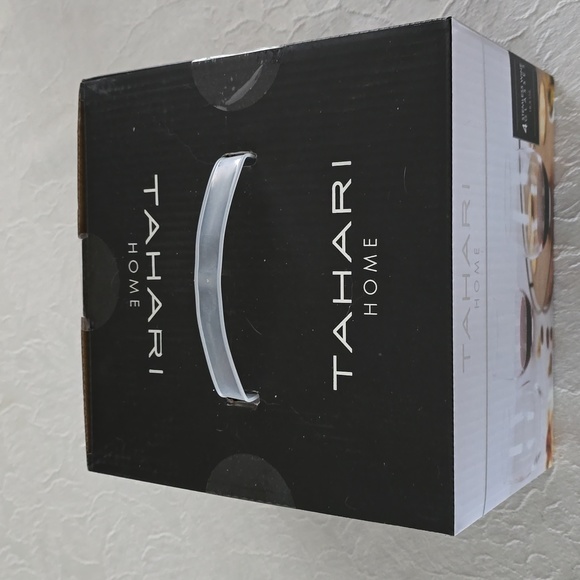 2X HOST PICK. BNIB Tahari Home 18.5oz Stemless Wine Glasses. Set of 4 - Picture 3 of 4